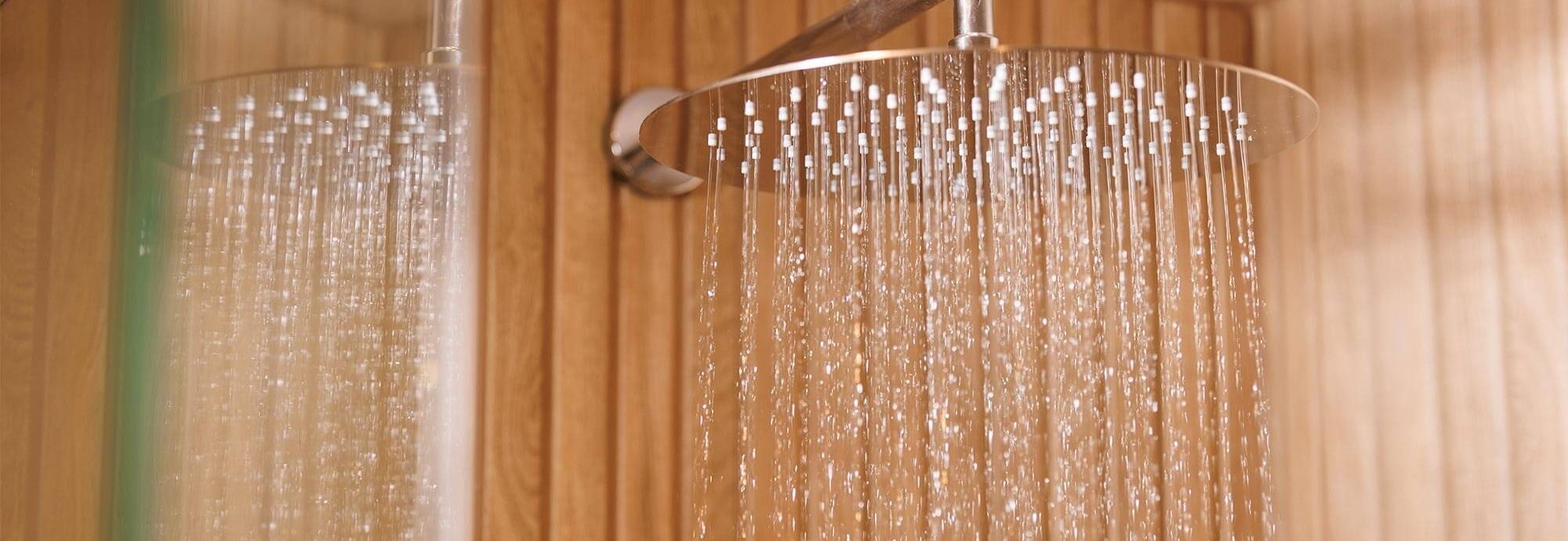 A powerful drench shower head