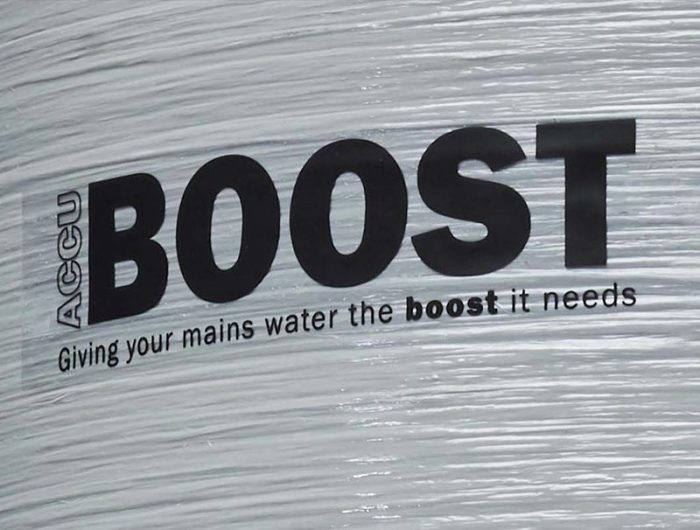 Accuboost zoomed in image of product logo