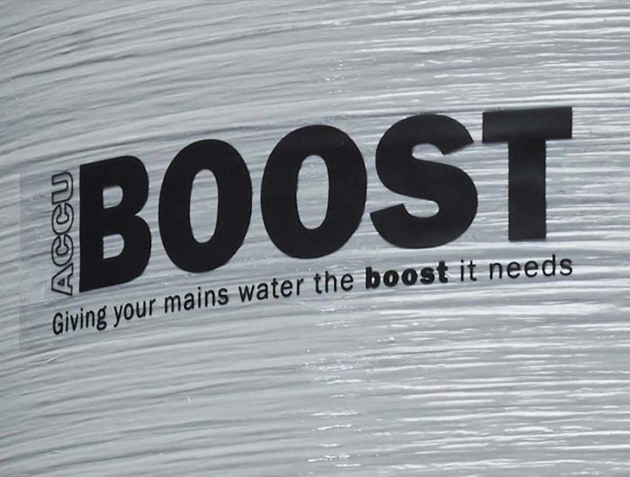 Accuboost zoomed in image of product logo