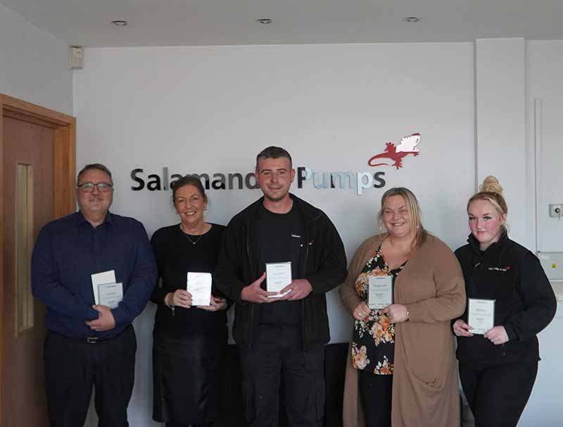 Salamander Pumps Employee Awards
