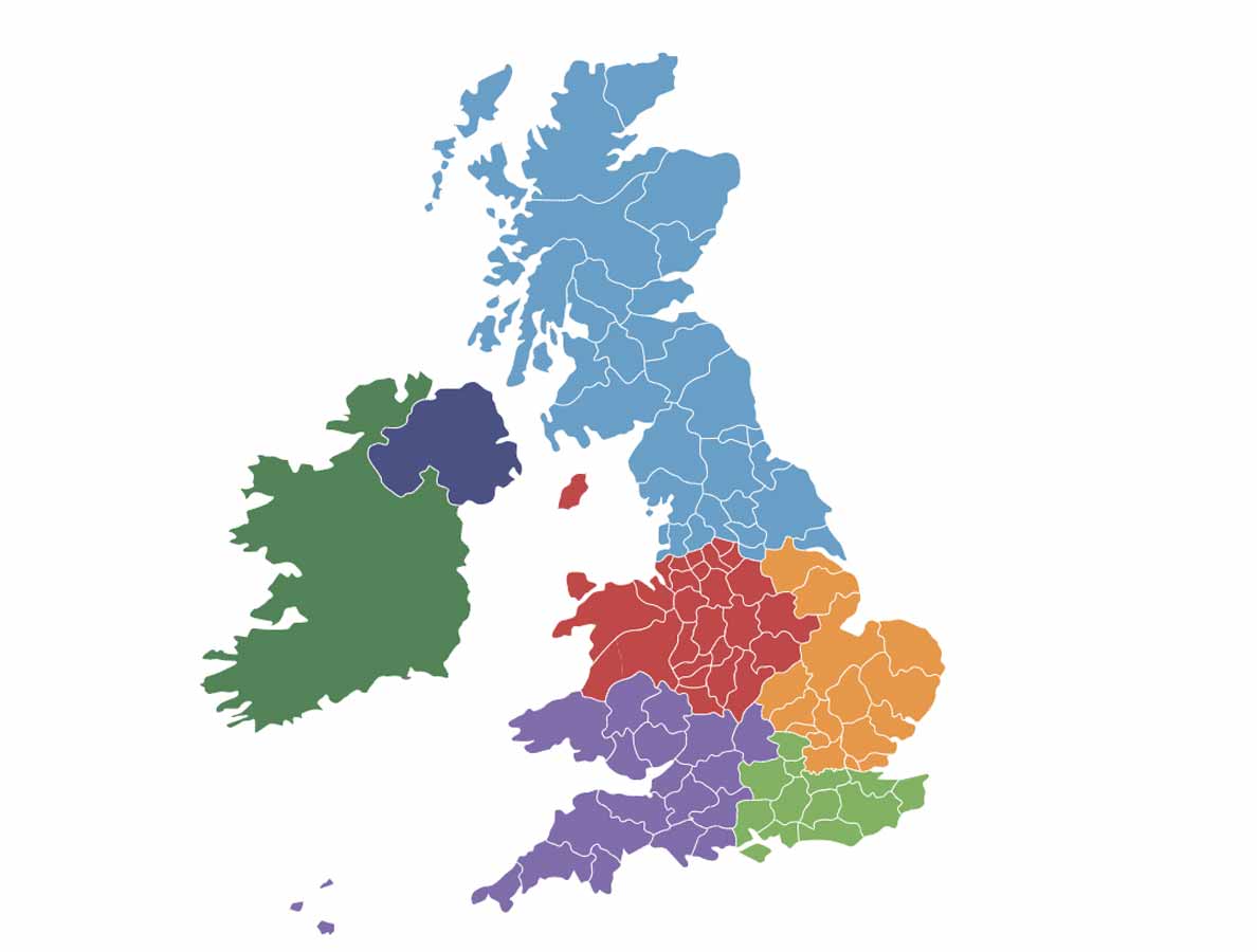 Salamander Pumps Sales Team Map