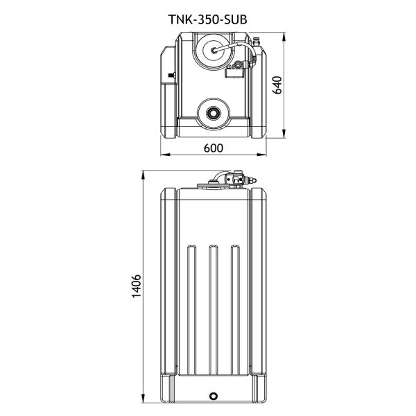 350L TankBoost Line Drawing