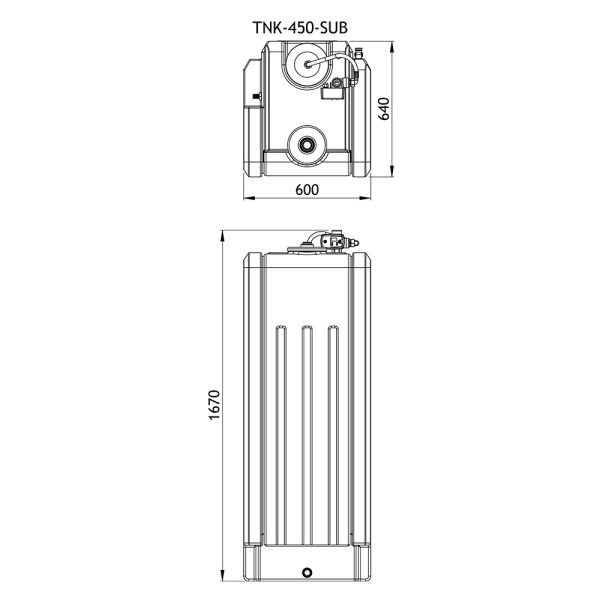 450L TankBoost Line Drawings