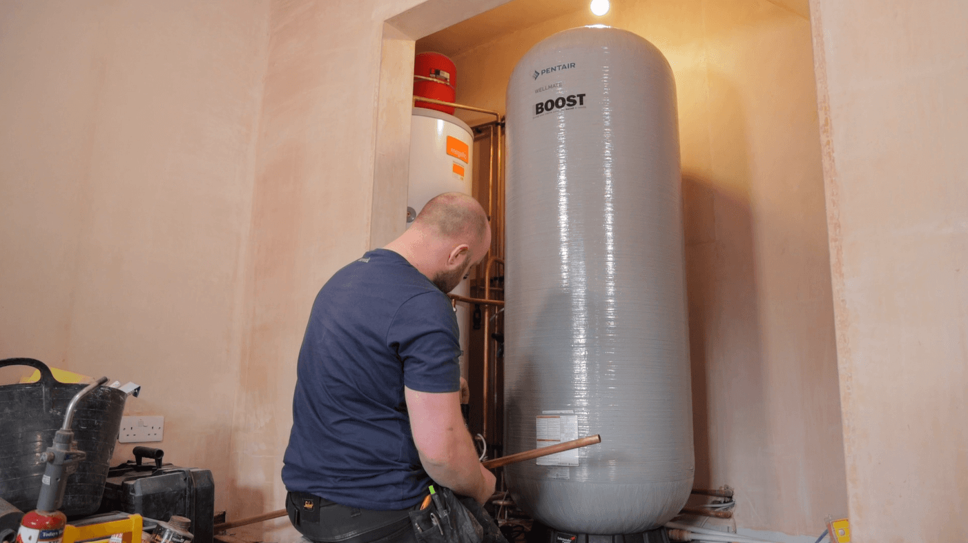 AccuBoost 450L with installer from Minty Property Developments