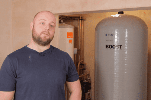 Pressure Water Accumulator Vessel AccuBoost with installer