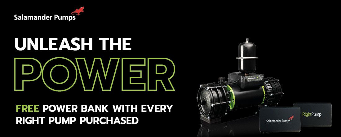 Free power bank with every right pump purchased