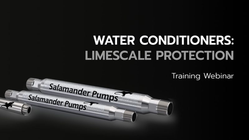 Water conditioners training webinar banner